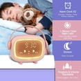 thumbnail image 3 of Reloj despertador digital Sunrise Simulator para niños, Time Angel Led A Rojo Verde, 3 of 5