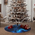 thumbnail image 4 of Rateoe Blue Fire Wolf Pattern Christmas Tree Skirt with Ties , Christmas Tree Decorations, Farmhouse Christmas Decor Xmas Holiday Decorations-30", 4 of 6