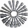 thumbnail image 1 of 6-19mm Magnetic Nut Setter Driver Drill Bit Set 1/4 Inch Hex Shank Quick Change Metric Nut Driver Set - 14pcs-XT, 1 of 5