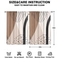 thumbnail image 2 of Modern Abstract Geometric Boho Curtains-blackout Curtains Bedroom Decor Living Room Darkening Grommet Window Drapes 2 Panels Set 41"x63", 2 of 2