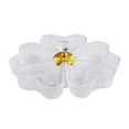 thumbnail image 1 of veasfak Divided Serving Tray Portable Divided Snack Plate for Nuts Chocolates Dessert Clear, 1 of 9