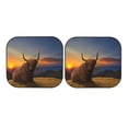 thumbnail image 7 of Goofa Yak Pattern 2 Piece Car Windshield Sun Shade Foldable | Front Windshield Shade for Sun, Heat and UV Rays | Sunshade for Car Front Window-, 7 of 7