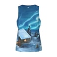 thumbnail image 5 of Haiem Mountain Cottage In Snow Men Workout Tank Top Gym Bodybuilding Sleeveless Muscle T Shirts Athletic Tank Breathable Workout Shirt-XX-Large, 5 of 9