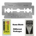 thumbnail image 3 of 100 FEATHER Hi-Stainless Platinum Double Edge Razor Blades 5's, 3 of 3