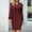 Wine, variant on Women Bodycon Dress Dot Long Sleeves V Neck Wrapped Party Dress Elegant Patchwork Dress Maxi Dress Petite Length Denim Dress for Women Casual Date Dress for Women High Neck Midi Dress Floral Dresses