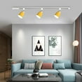 thumbnail image 4 of KAYYELAMP 1Pcs Macaron Yellow Juno System Adjustable Titl Angle Track Lighting E26 Base Modern Design for Farmhouse Kitchen Sink Gallery Loft(No Bulb, Track), 4 of 6