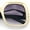 Ivory Black - Smoke, variant on Womens Thick Plastic Rectangle Butterfly Retro Diva Sunglasses Beige - Brown