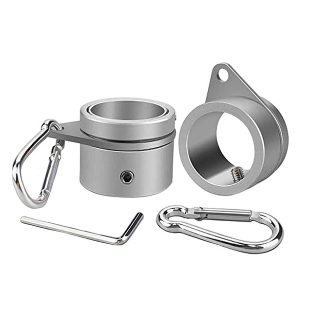 2 unidades de anillos de montaje de poste de Clip-anillos de montaje de flapola giratoria s , 1-1,26 pulgadas de diámetro CUTICAT Clip de los anillos del poste de la bandera