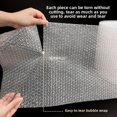 thumbnail image 2 of Bubble Wrap Roll Sealed Bubble Film Packaging Shockproof Durable Shipping Protection Tearable Foam Paper, 2 of 4