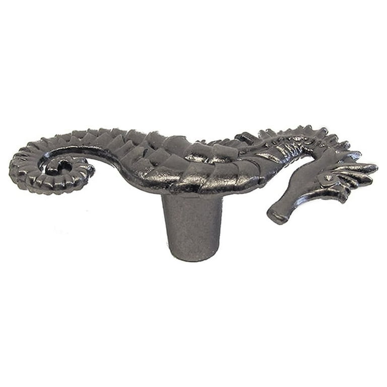 Silver Metal Seahorse Cabinet Dresser Drawer Knob Pull Hardware Beach Home Decor Silver Metal Seahorse Cabinet Dresser Drawer Knob Pull Hardware Beach Home Decor