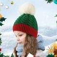 thumbnail image 2 of Kids Christmas Warm Beret Hat – Thick Soft Beanie Cap, Cute Festive Party Style, Cozy Family Accessory for Winter Holiday and Parent-Child Outfits Winter, 2 of 6