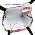 thumbnail image 6 of FORMRS Womens Canvas Tote Bag with Zipper Inner Pocket Shoulder Handbag, Stripes Pattern, 6 of 7