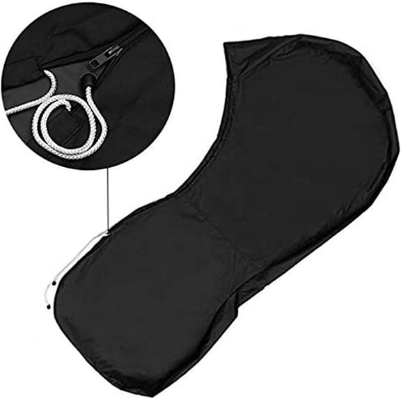 PET-U 600D Heavy Duty Boat Full Outboard Engine Motor Cover Fit For 6-225HP Black