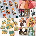 thumbnail image 4 of 18 Pieces Plastic Polymer Clay Cutters Earring Making Kit Shapes Kids Molds, 4 of 7
