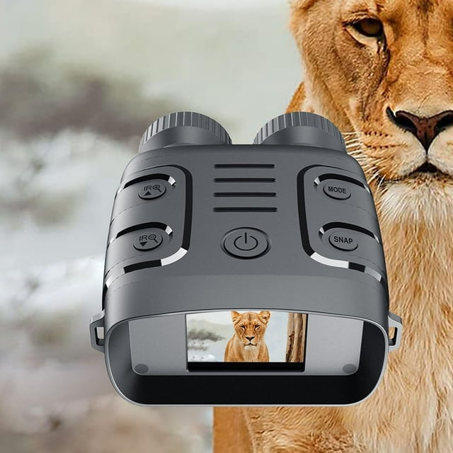 1080P Night Vision Goggles with 2.4 in Large Viewing Screen, Digital Infrared Night Vision Binoculars with 5x Digital Zoom & 7 Level IR, Perfect for Camping Travel Surveillance Bird Viewing