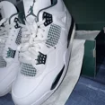 thumbnail image 4 of Ni - ke NEW Air Jordan 4 Retro 'Oxidized Green' Men's Size 11.5, 4 of 5