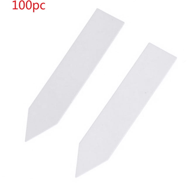 LSLJS 100 Pcs Plastic Plant Seed Labels Pot Marker Nursery Garden Stake Tags 5Cm X1Cm, Plant label