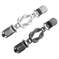 thumbnail image 3 of 2pcs Retro Cardigan Clips For Women Vintage Sweater Shawl Clips Metal Cardigan Clasp Chain Elegant Sweater Closure Clips, 3 of 6