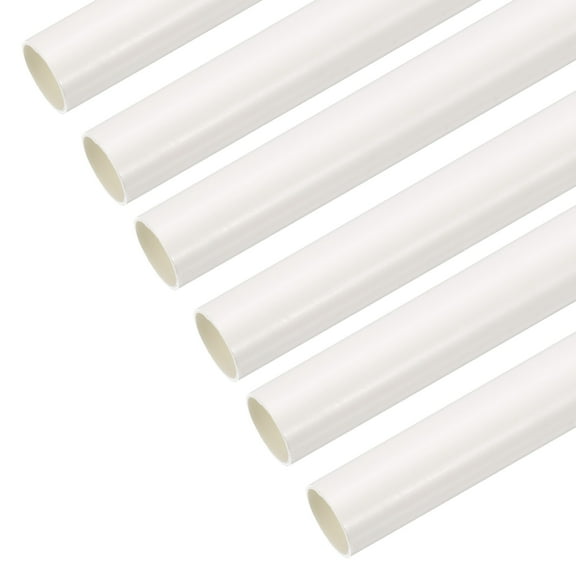 Conduit Pipes White Straight Tubes 20mm Conduit Pack of 6