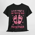thumbnail image 5 of Our First Mother's Day Shirt,Mother's Day Baby Footprint Shirt ID-0402-GTAH, 5 of 10