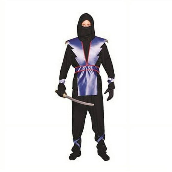 RG Costumes 85139-Y Ninja Master Costume - Yellow - Size Plus Male 46-50
