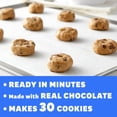 thumbnail image 4 of Pillsbury Ready to Bake Cookie Dough, Chocolate Chip, About 30 Cookies, Value Size, 30 oz, 4 of 16
