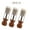 3PCS, variant on Short Handle Salve Brush for Furniture, Salve Brushes for Furniture, Leather & Wood Care Cleaning Brush with Comfortable Handle Soft Bristles Wax Brushing Tool for Home Car Interiors (Brown)