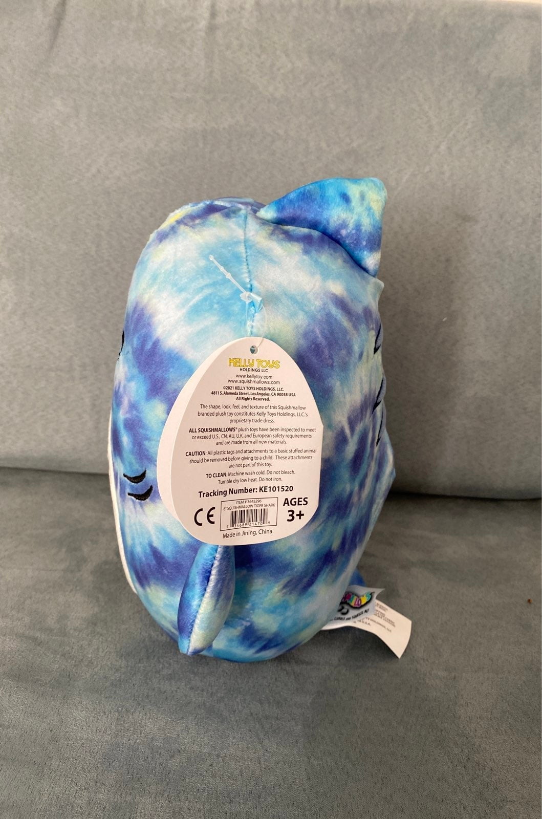 tie dye squishmallow shark