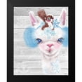 thumbnail image 2 of Winter Llama 20x24 Black Modern Framed Museum Art Print Titled - Sheena Pike Art And Illustration, 2 of 5