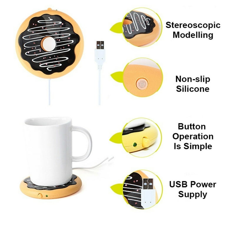 Drink Warmer Mug Heater, Press Control Warmer, Tray Button