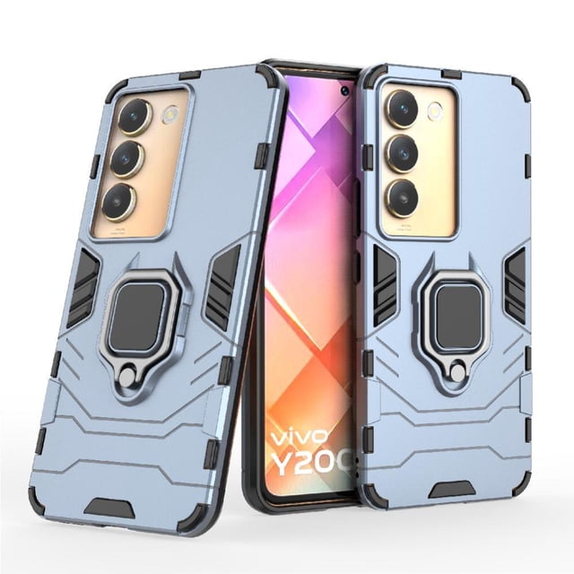 Funda para VIVO Y200E 5G con Soporte Anillo Giratorio 360° y Protección Resistente a Golpes y Caídas