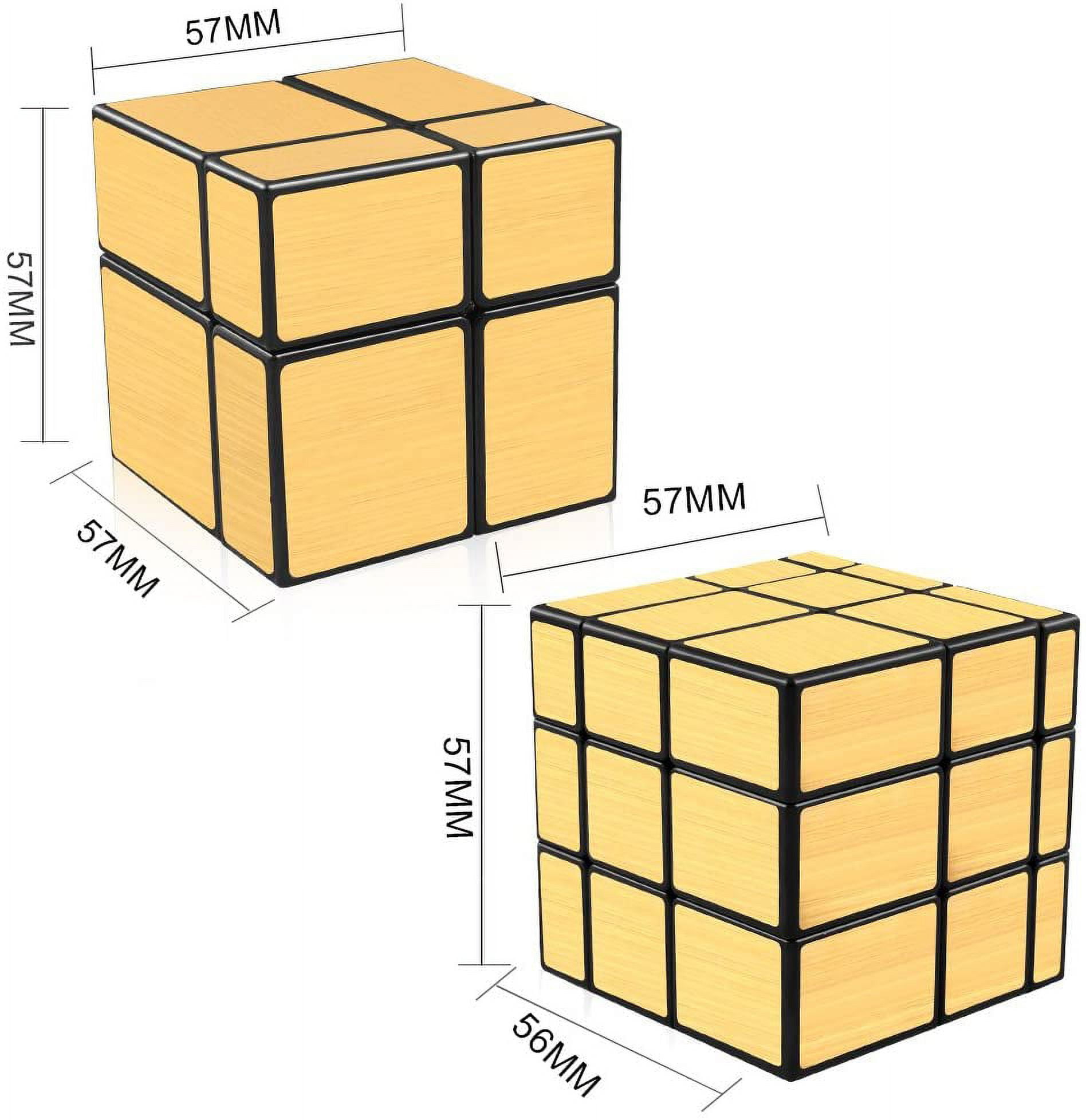 Cubo Mágico ShengShou Mirror 2x2 (Prata) - Series Cube - Toyshow