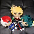 thumbnail image 1 of 15CM Anime My Hero Academia Izuku Midoriya Katsuki Bakugou Shouto Todoroki Plush pendant toy Soft Stuffed dolls Gift zhangyuxiang LED, 1 of 2