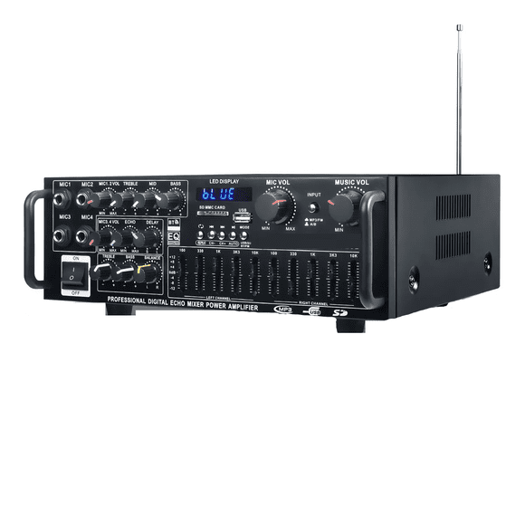 Amplificador Audio Estéreo Bluetooth Hzero Hz326bt para Casa 2.1 Canales BELUG