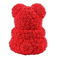 thumbnail image 3 of Muebles Para El Hogar Flor Preservada Rosa Oso Jabón Niño Niña San Valentín Regalo De Cumpleaños (Rojo), 3 of 6