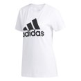 thumbnail image 1 of adidas Basic Badge Of Sport Tee, White/Black, Large, 1 of 3