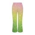 thumbnail image 5 of Delayuji Women's Casual Loose Wide Leg Pants Gradient Color White Point Printed With Pockets, 5 of 7