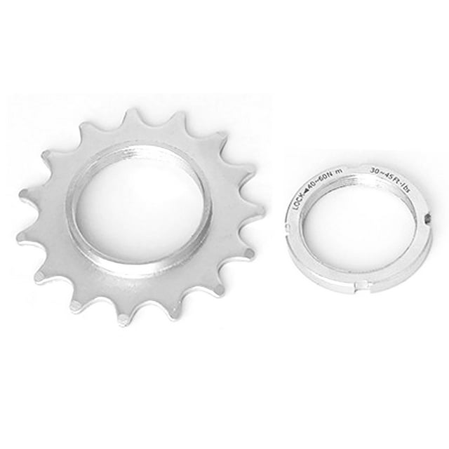 relayinert Engrenages de Roue de Vélo de Montagne à Pignon Fixe Anneaux de Verrouillage Entretien Accessoires de Pédalier de Vélo Pièces de Rechange 15T