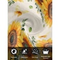 thumbnail image 7 of Spring Flowers Daisy Cloth Napkins Set of 6 Reusable Dinner Napkins, Yellow Floral Linen Farmhouse Cocktail Napkin Washable Table Napkins for Wedding/Holiday Party/Baby Shower 20"x20", 7 of 7