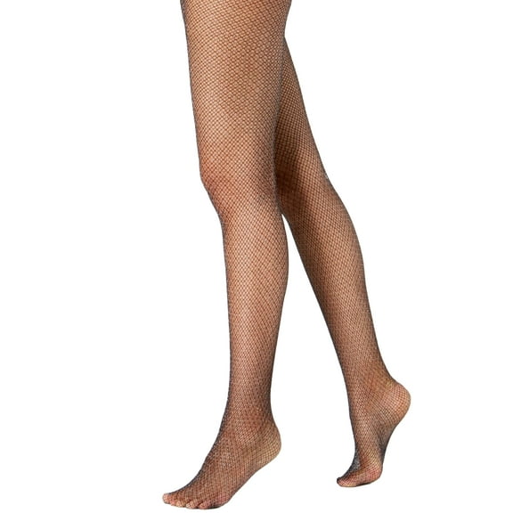 INC International Concepts Womens Glitter Fishnet Tights