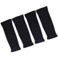 thumbnail image 2 of FELTECHELECTR pares de protectores de brazo con protección solar UV, mangas largas sin dedos, guantes para montar al aire libre para niños (negro), 2 of 7