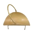 thumbnail image 3 of Soporte para leña para chimenea, de metal, accesorio para chimenea con asa, decorativo Oro, 3 of 9