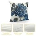 thumbnail image 4 of Blue and White Porcelain Floral Throw Pillow Covers Set of , Vintage Blue Floral Decorative Couch Pillowcases Cushion Covers for Living Room Bedroom Sofa Outdoor, Inches, 4 of 5