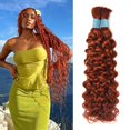 thumbnail image 1 of Cabello trenzado humano para trenzas boho onda de agua a granel cabello boho para trenzar cabello humano mojado y ondulado para trenzas boho rizado 100% extensiones de cabello humano para trenzar cabe, 1 of 1