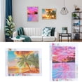 thumbnail image 3 of DIY Diamond Painting by Number Kits Sunset Waterscape Beautiful Art Craft Wall Decoration, 3 of 8