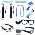 thumbnail image 3 of LINLIN LED Tie with LED Suspenders and LED Glasses, Light Up Neck Tie Light Up Glasses Light Up Suspenders for Party, 3 of 8
