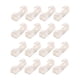 thumbnail image 2 of 16 Clips Autoadhesivos para Cables, Clips de Plástico ABS para Soporte de Cables - Blanco Sunnimix Clip de cable de red adhesivo, 2 of 8