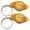 Orange, variant on Mini LED Keychain Light Compact LED Flashlight 2Pcs Mini LED Flashlights with Key Ring Compact Portable Outdoor Emergency Lamps