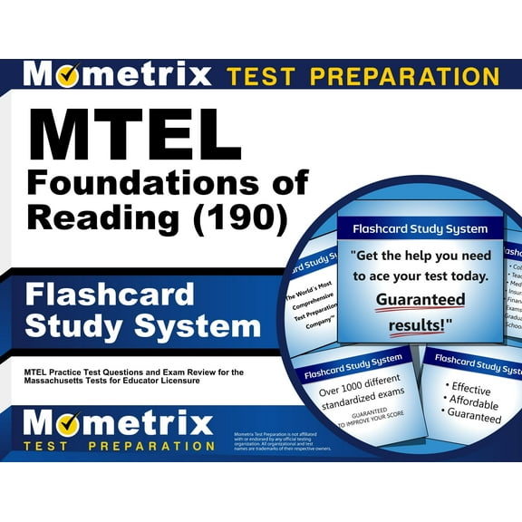 MTEL Foundations of Reading (190) Flashcard Study System : MTEL Practice Test Questions and Exam Review for the Massachusetts Tests for Educator Licensure (Cards)