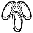 thumbnail image 1 of FUTUREORYY 3Pcs Reusable Black Rubber Bands for Trash Cans Easy to Use Elastic Bag Holder Bands, 1 of 6